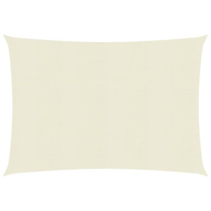 Żagiel przeciwsłoneczny, 160 g/m², kremowy, 2,5x3,5 m, HDPE
