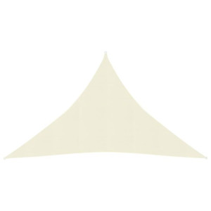Żagiel przeciwsłoneczny, 160 g/m², kremowy, 4x4x5,8 m, HDPE