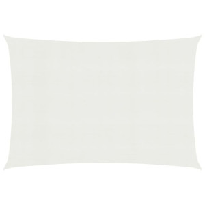Żagiel przeciwsłoneczny, 160 g/m², biały, 2,5x3 m, HDPE