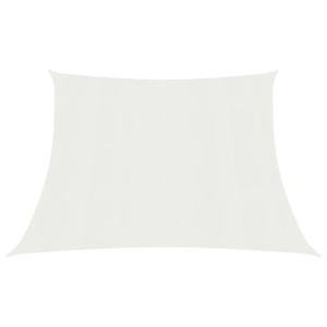 Żagiel przeciwsłoneczny, 160 g/m², biały, 3/4x2 m, HDPE