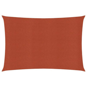 Żagiel przeciwsłoneczny, 160 g/m², terakotowy, 2,5x3,5 m, HDPE