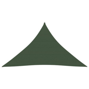 Żagiel przeciwsłoneczny, 160 g/m², ciemnozielony, 2,5x2,5x3,5 m