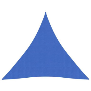 Żagiel przeciwsłoneczny, 160 g/m², niebieski, 4x4x4 m, HDPE