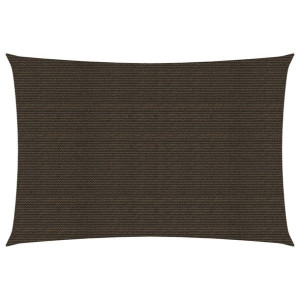 Żagiel przeciwsłoneczny, 160 g/m², brązowy, 2x4,5 m, HDPE