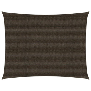 Żagiel przeciwsłoneczny, 160 g/m², brązowy, 2,5x4 m, HDPE