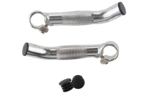 Rogi Kierownicy Aluminiowe Długie + Korki