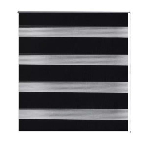 Roleta Zebra (80 x 175 cm) Czarny
