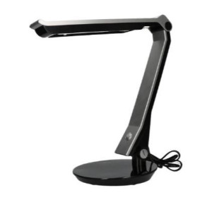 Lampka biurkowa do nauki PLH K-MT1315 13W black silver Kaja