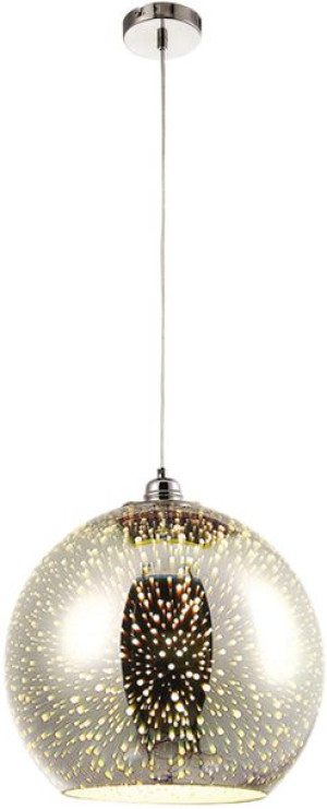 Lampa wisząca GALAXY I kula 3D K-8003-30 chrom zwis E27 Kaja