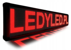 REKLMA TABLICA LED 300 x 56 cm wyświetlacz ekran