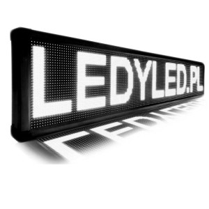 REKLMA TABLICA LED 132 x 40 cm wyświetlacz ekran
