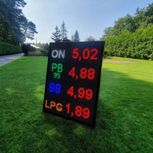 REKLMA TABLICA LED 100 X 134 cm wyświetlacz ekran