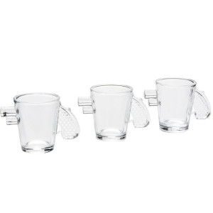 Komplet zestaw 3 kieliszków Tadar Pistolet 50 ml