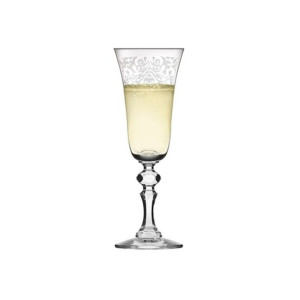 Kieliszki do szampana zdobione Krosno 150 ml 6 szt
