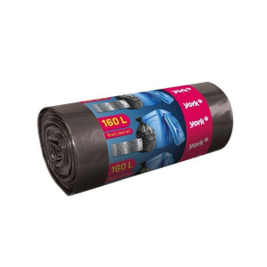 Worki na śmieci bardzo mocne York 160 l / 10 sztuk
