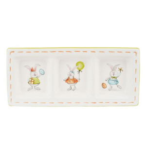 Półmisek ceramiczny Tadar Wielkanoc Bunny 31 cm