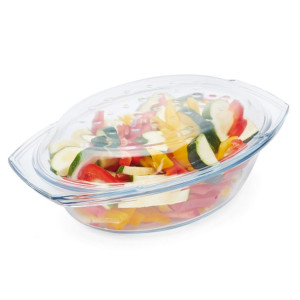 Naczynie żaroodporne z pokrywą Termisil Grill 2,9 l