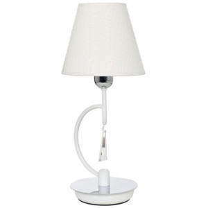 Lampka biurkowa nocna ELLICE WHITE I E14 60W 4506