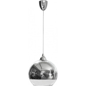 Lampa wisząca szkło KULA GLOBE S 4952 chrom nowoczesna