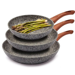 Komplet zestaw patelni granit Konighoffer Ø 22/26/30 cm