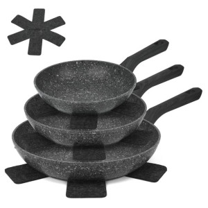 Komplet patelni granitowych Konighoffer 20/24/28cm