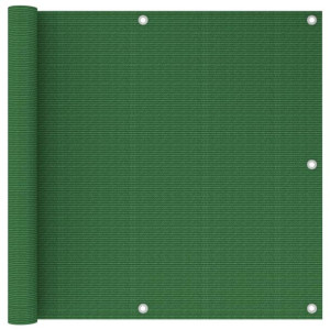 Parawan balkonowy, jasnozielony, 90x300 cm, HDPE