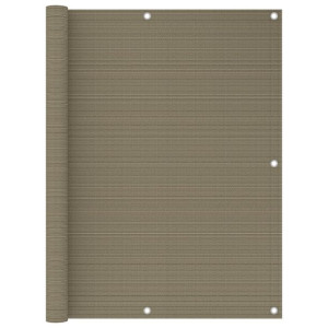 Parawan balkonowy, kolor taupe, 120x300 cm, HDPE