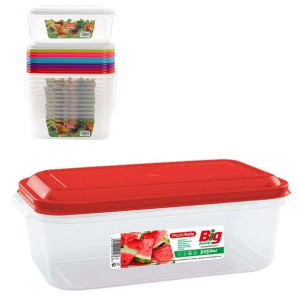 Pojemnik plastikowy Plastic Forte 3,25 l prostokątny