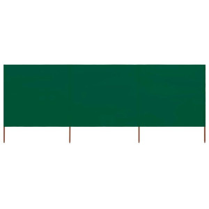 Parawan 3-skrzydłowy z tkaniny, 400x80 cm, zielony