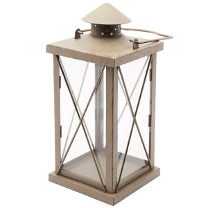 Lampion metalowy latarnia Tadar dekoracja 40 cm