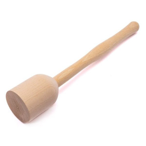 Tłuczek ubijak do ziemniaków warzyw drewno 29 cm