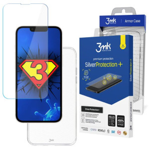 ZESTAW do iPhone 13 Pro Max - 3mk SilverProtection+ i 3mk Armor Case