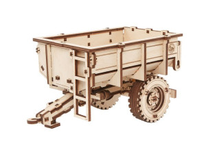EWA Drewniane Puzzle 3D - Przyczepa Do Traktora