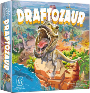 DRAFTOZAUR gra planszowa 60 DREWNIANYCH FIGUREK