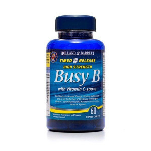 H&B Witamina B Complex z Witaminą C 500 mg o przedłużonym uwalnianiu 60 Kap