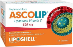 Liposomalna witamina C 500mg Liposomal Vitamin C 30 saszetek po 5g o smaku