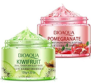 Bioaqua Kiwi + Granat Zestaw Masek