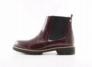 Lakierowane botki Luca Cavialli 5023 bordo R36