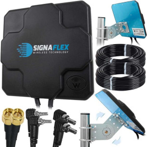 Antena Dual 4g Lte 44dbi Huawei Zte Crc9 Ts9 Sma