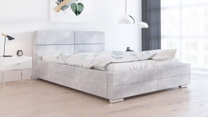 Łóżko Tapicerowane 180 Velvet Welur BETI 3 - materiał z 2 grupy