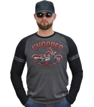 Bluza męska motocyklowa chopper cafe racer 3XL