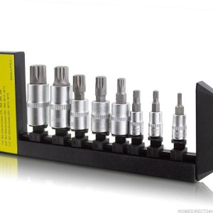 Zestaw Bitów Torx 8 Elementów W Organizerze Bituxx