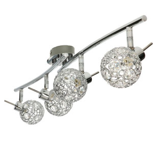 Lampa sufitowa plafon BERGEN-4 chrome 4xG9 Vitalux