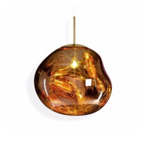 Lofthome Duża Lampa Nordic Złota Lava 36 Cm Typu Dixon