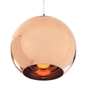 Lampa Nordic One - Kula Miedź 30 cm Industrial Loft typu Dixon