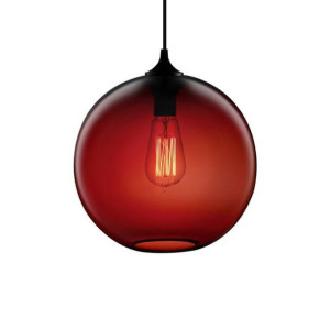Lampa Szklana Ball 4  Wisząca Różne Wzory i Kolory