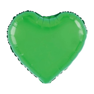 Balon 18" Serce Zielone
