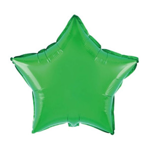 Balon 18" Gwiazdka Gwiazda Zielona 45cm