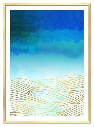 Obraz plakat na płótnie morze 53x73cm