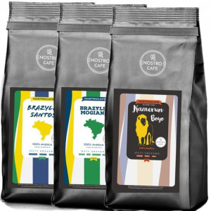 Kawa Ziarnista 3KG - SANTOS, MOGIANA, KAMERUN BOYO